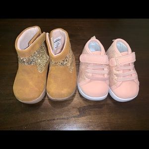 Carters Size 2.5 Baby Girl Shoe Lot
